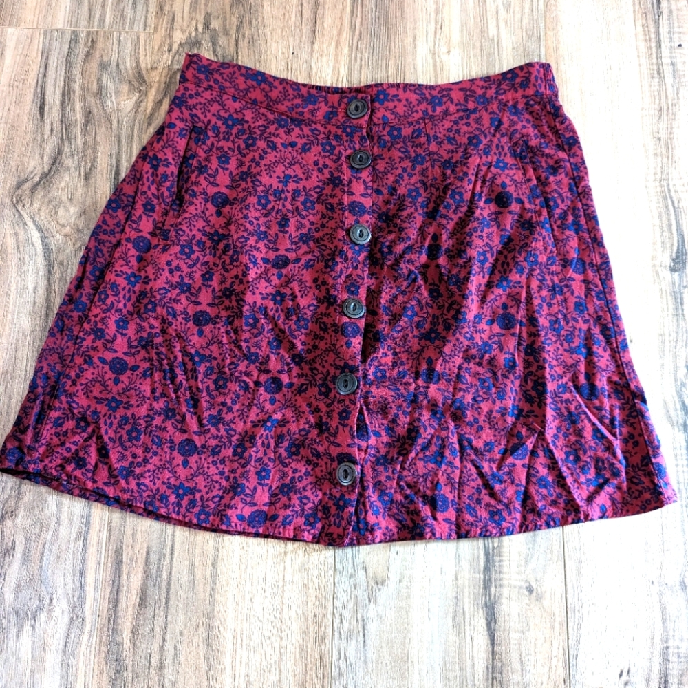 Natural life floral mini skirt S/M